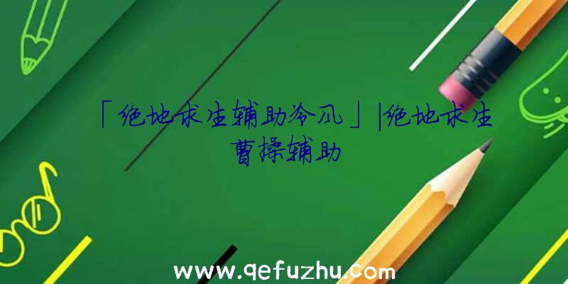 「绝地求生辅助冷风」|绝地求生曹操辅助